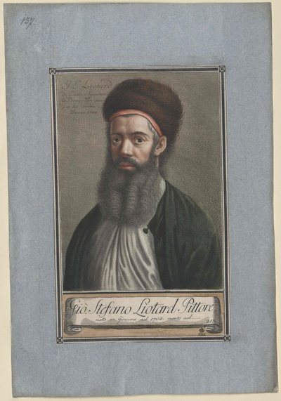 Jean Etienne Liotard (impresión) de Artist Unknown