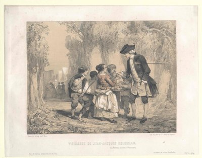 Jean Jacques Rousseau de Artist Unknown