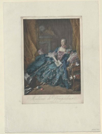 Jeanne Antoinette Poisson Pompadour de Artist Unknown