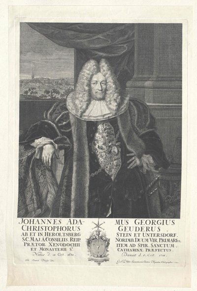 Johann Adam Georg Christoph Geuder von und zu Heroldsberg de Artist Unknown