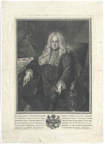 Johann Adam conde von Questenberg de Artist Unknown