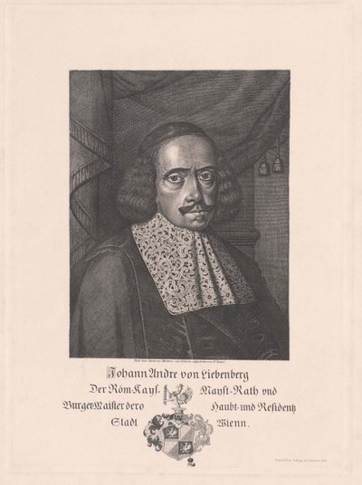 Johann Andreas von Liebenberg (imprimir) de Artist Unknown