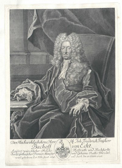 Johann Frederick barón Bachoff de lifelike de Artist Unknown