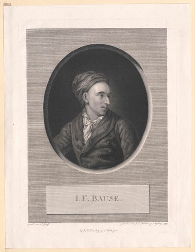 Johann Friedrich Bause de Artist Unknown