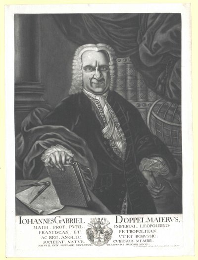 Johann Gabriel Doppelmayr de Artist Unknown