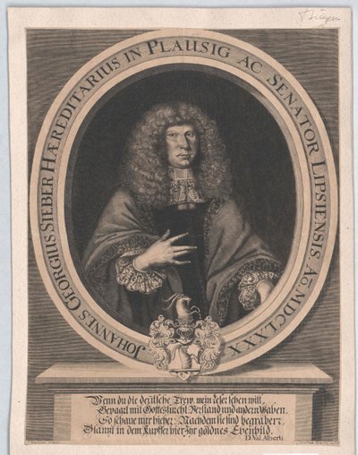 Sr. Johann Georg Sifter de Artist Unknown