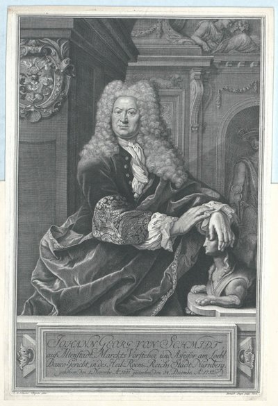 Johann Georg von Schmidt sobre Altenstadt de Artist Unknown