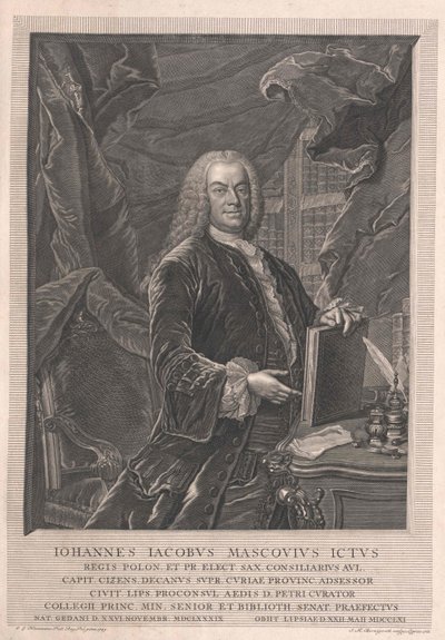 Johann Jakob Mascov de Artist Unknown