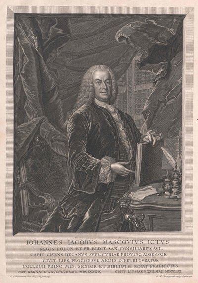 Johann Jakob Mascov de Artist Unknown