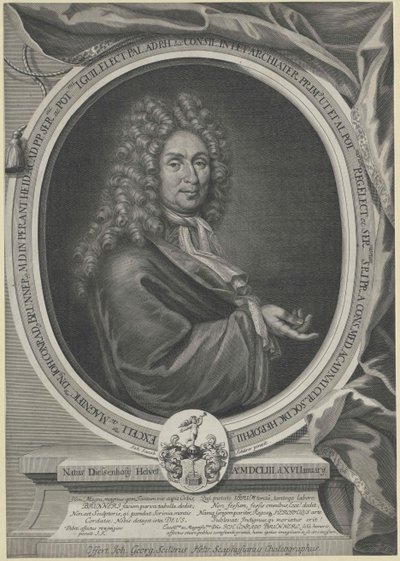 Johann Konrad Brunner (imprimir) de Artist Unknown