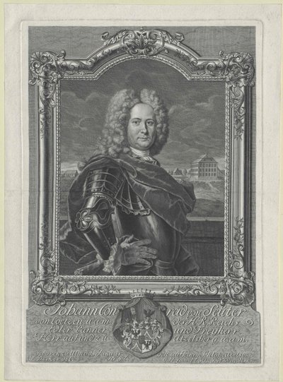 Johann Konrad barón Seutter-Loetzen de Artist Unknown