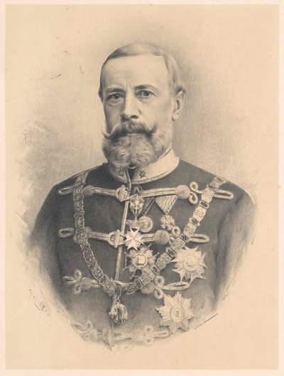 Johann Nepomuk conde Harrach (imprimir) de Artist Unknown