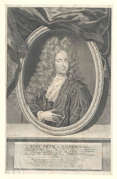 Johann Peter von Ludewig (impresión) de Artist Unknown