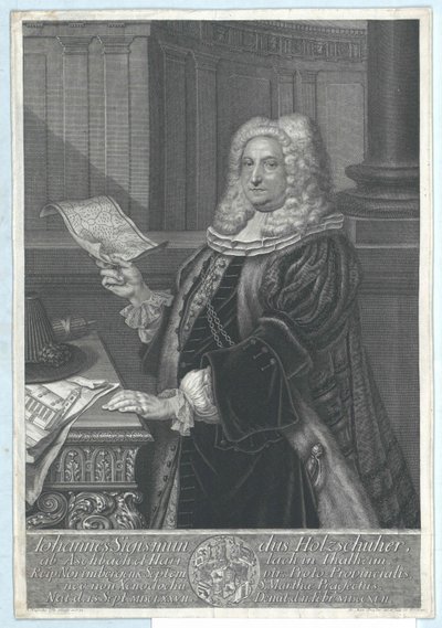 Johann Sigismund Holzschuher von Aspach y Harrlach en Thalheim de Artist Unknown