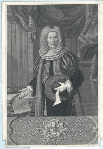 Johann Sigismund Pfinzing de Henfenfeld de Artist Unknown