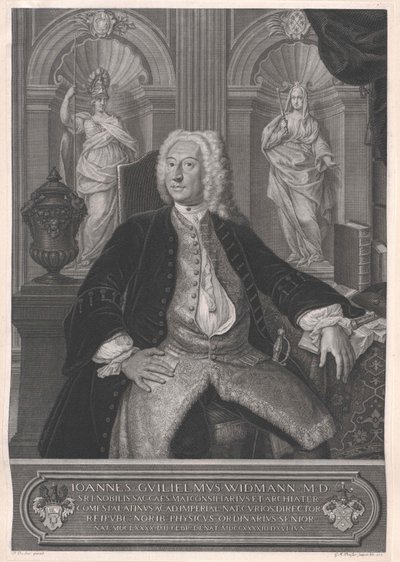 Sr. Johann Wilhelm Widmann de Artist Unknown