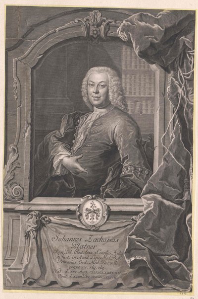 Johann Zachariah Platner de Artist Unknown