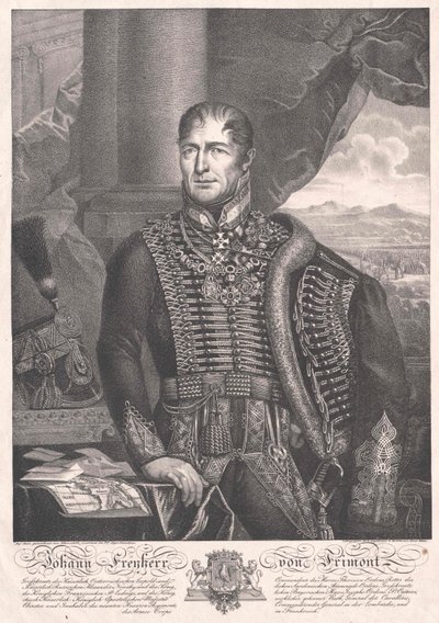 Johann conde Frimont von Palota de Artist Unknown