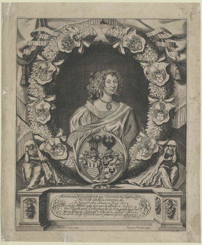 Johanna Margaretha von Lorenz-Adlershelm (huella) de Artist Unknown