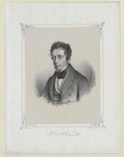 Johannes Carsten Hauch (imprimir) de Artist Unknown