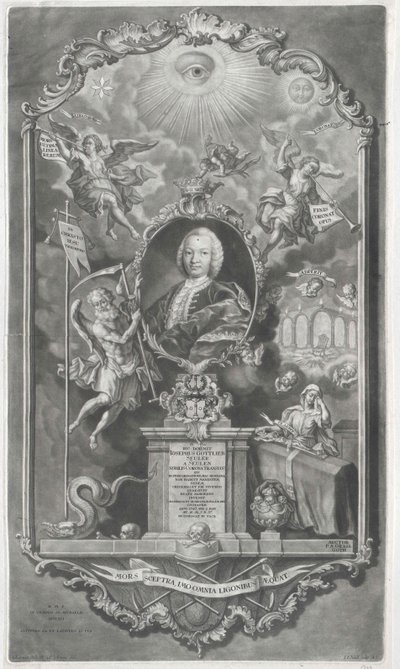Joseph Gottlieb Seuler von Seulen (huella) de Artist Unknown