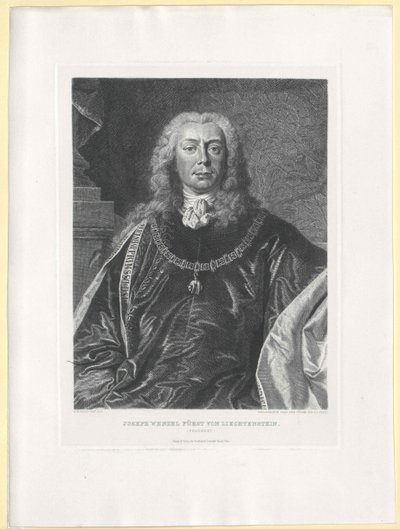 Joseph Wenzel conde de Liechtenstein de Artist Unknown