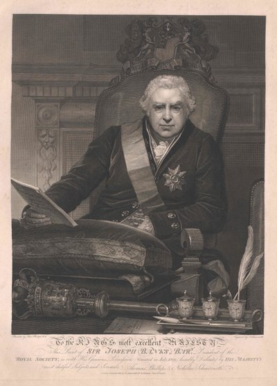Joseph baronet Banks de Artist Unknown
