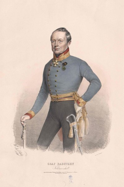 Joseph conde Radetzky de Radetz de Artist Unknown
