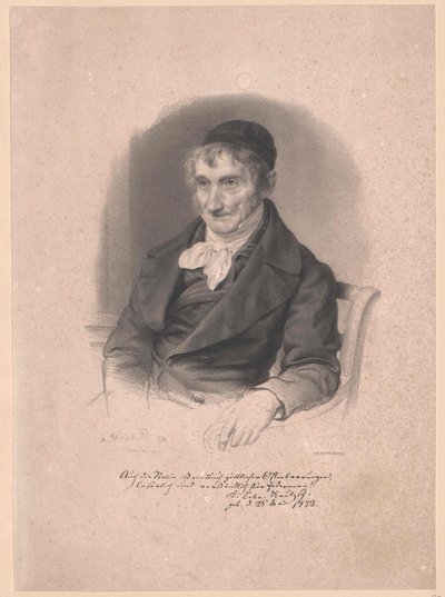 Karl Lebrecht Krutzsch (imprimir) de Artist Unknown