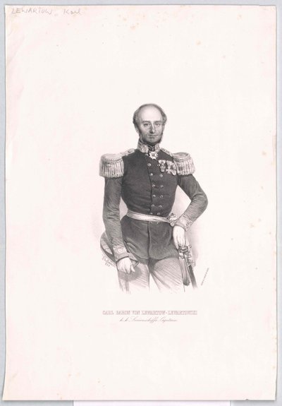 Karl barón von Lewartow von Lewartowski de Artist Unknown