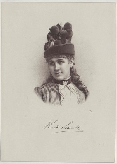 Katharina Schratt (imprimir) de Artist Unknown
