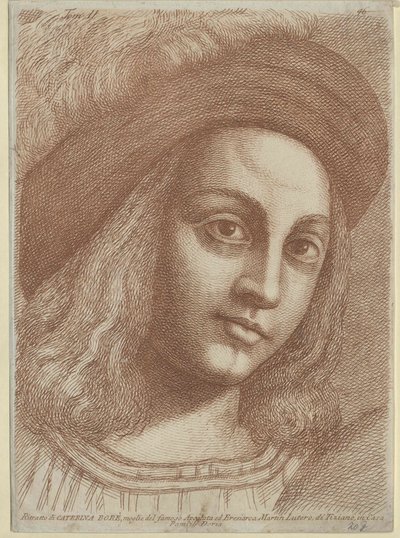 Katharina von Bora (impresión) de Artist Unknown