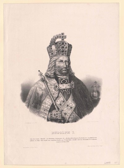 Rey Rodolfo I de Habsburgo de Artist Unknown