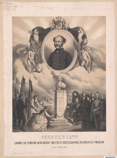Rey de Baviera Maximiliano II de Artist Unknown