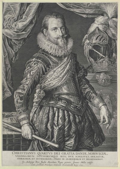 Rey de Dinamarca Christian IV de Artist Unknown