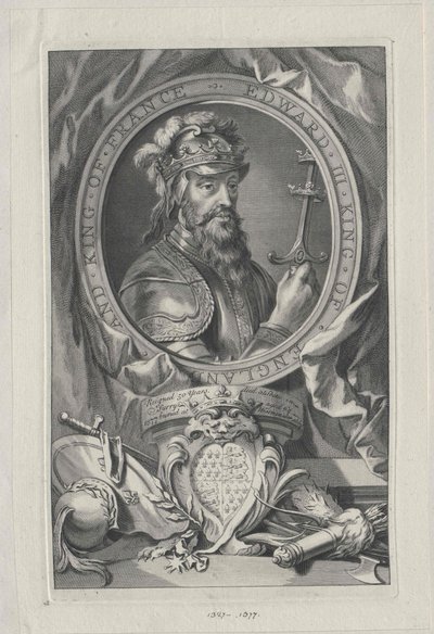 Rey de Inglaterra Eduardo III (impresión) de Artist Unknown