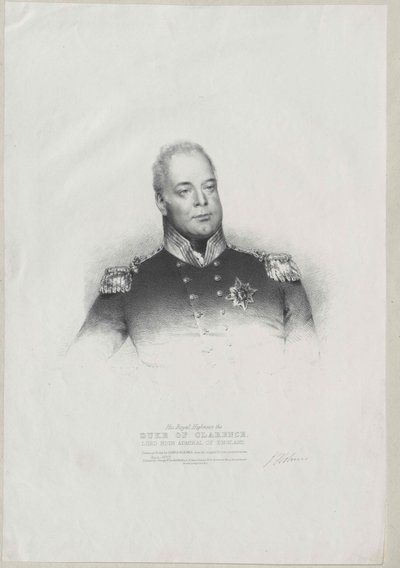 Rey de Inglaterra Guillermo IV de Artist Unknown