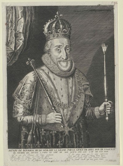 Rey de Francia Enrique IV de Artist Unknown