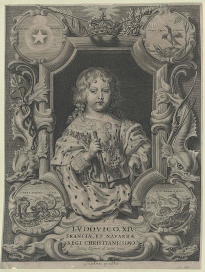 Rey de Francia Luis XIV de Artist Unknown