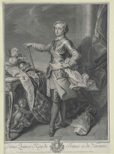 Rey de Francia Luis XV de Artist Unknown
