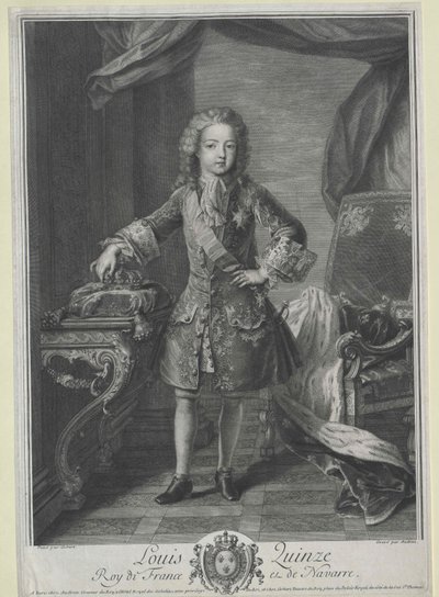 Rey de Francia Luis XV de Artist Unknown