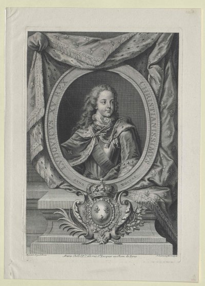 Rey de Francia Luis XV de Artist Unknown