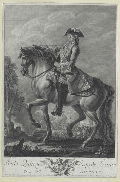 Rey de Francia Luis XV de Artist Unknown
