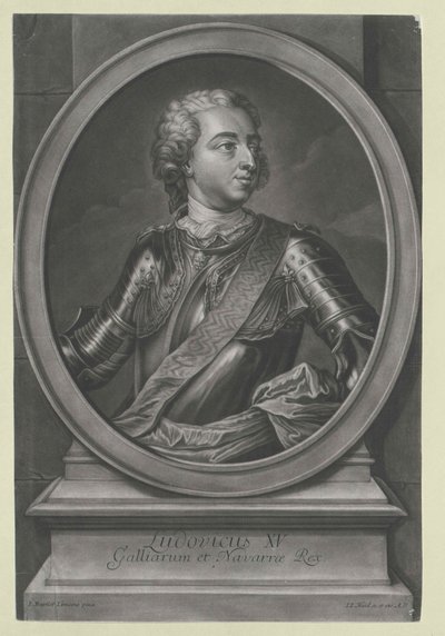 Rey de Francia Luis XV de Artist Unknown