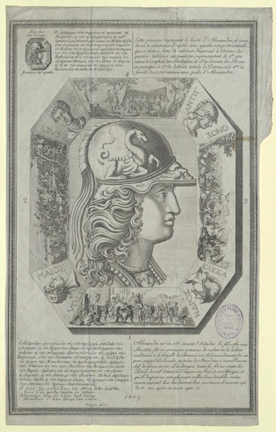 Rey de Macedonia Alejandro Magno de Artist Unknown
