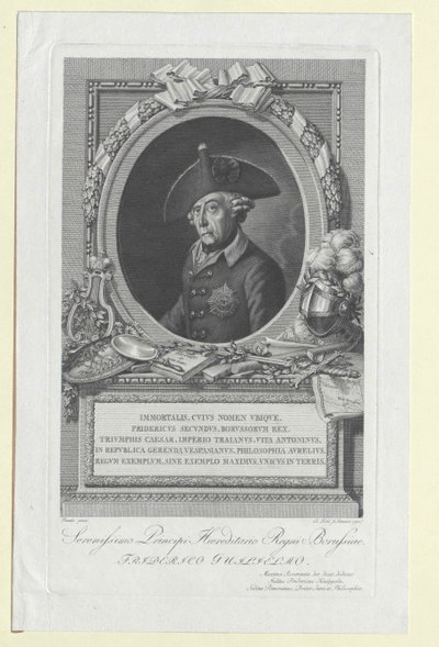 Rey de Prusia Federico II de Artist Unknown