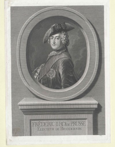 Rey de Prusia Federico II de Artist Unknown