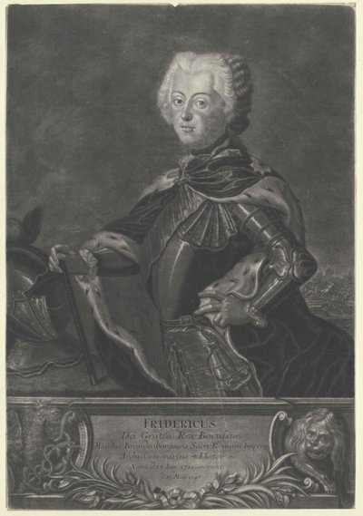 Rey de Prusia Federico II de Artist Unknown