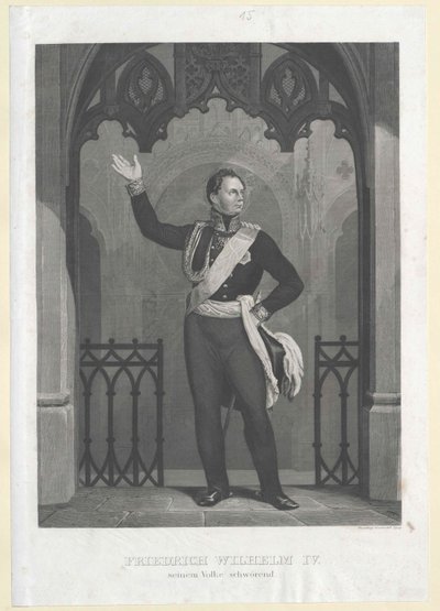 Rey de Prusia Federico Guillermo IV de Artist Unknown