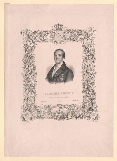 Rey de Sajonia Federico Augusto II de Artist Unknown